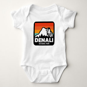 Denali Nationalpark Cool Retro Vintages Geschenk Baby Strampler