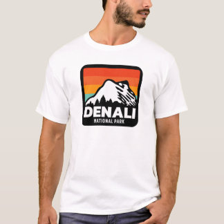 Denali Nationalpark Cool Retro Vintages Geschenk T-Shirt