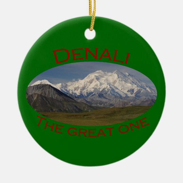 Denali Nationalpark Keramikornament (Vorne)