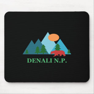 Denali-Nationalpark Naturszene Urlaubsandenken Mousepad