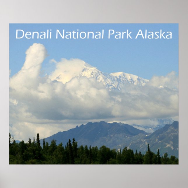 Denali-Nationalpark-Plakat Poster (Vorne)
