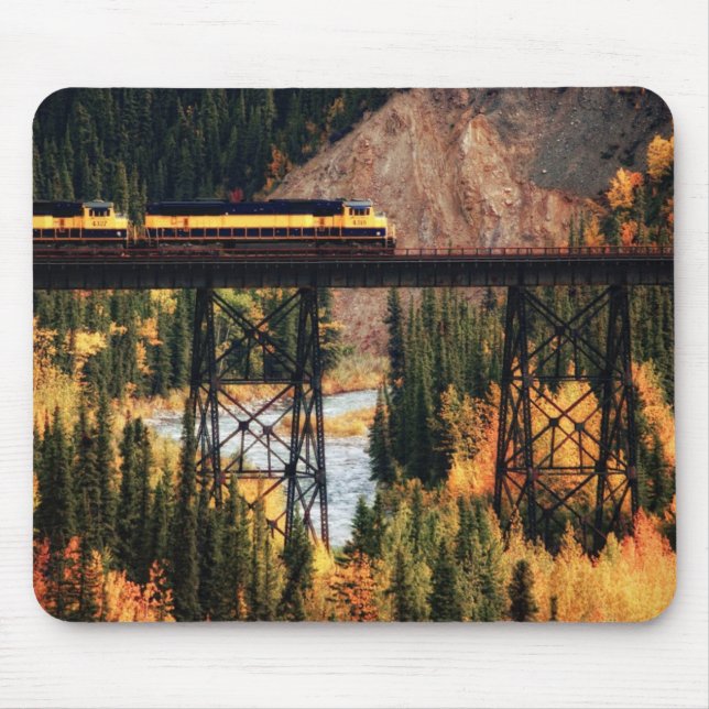 Denali Nationalpark und Konserve USA Alaska Mousepad (Vorne)