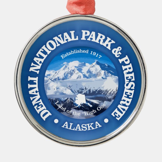 Denali NP2 Ornament Aus Metall (Vorne)