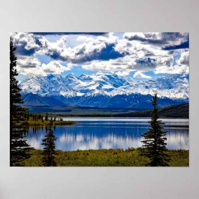 DENALI PARK ALASKA LANDSCAPE POSTER (Vorne)