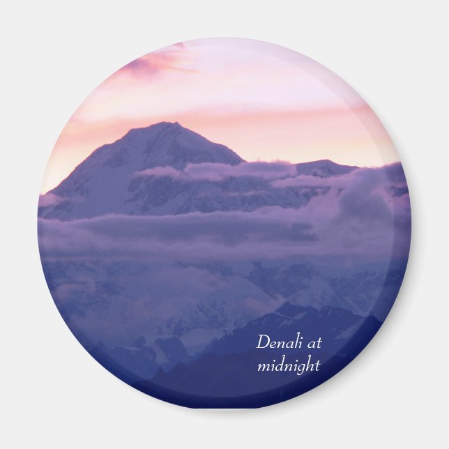 Denali um Mitternacht Magnet (Vorne)