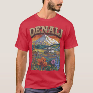 Denali Vibes Denali mountain Mt Denali Great Denal T-Shirt