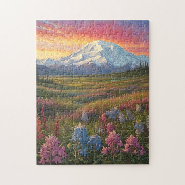 Denali Wildblumen Puzzle (Vertikal)