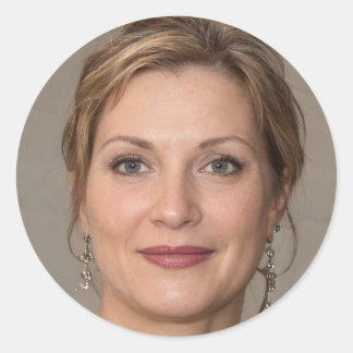 Denbigh Patriots Logo bringen wir die Hitze HS Runder Aufkleber