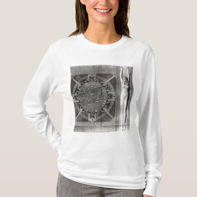 Dendera Tierkreis, im Jahre 1802 graviert T-Shirt (Vorderseite)