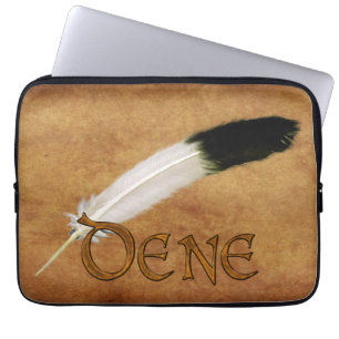 DENE Native American Feather Laptop Sleeve