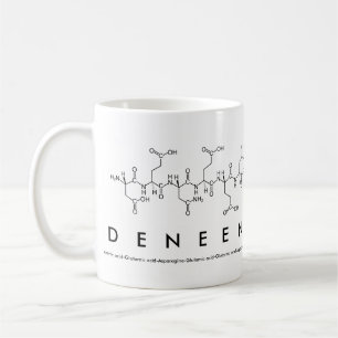 Deneen Peptid-Namen-Tasse Kaffeetasse