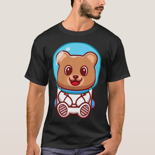 Dengobear - Astronaut T-Shirt (Vorderseite)