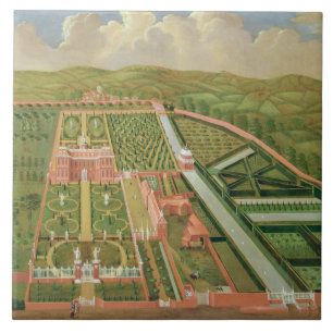 Denham Platz, Buckinghamshire, c.1695 (Öl auf canv Fliese