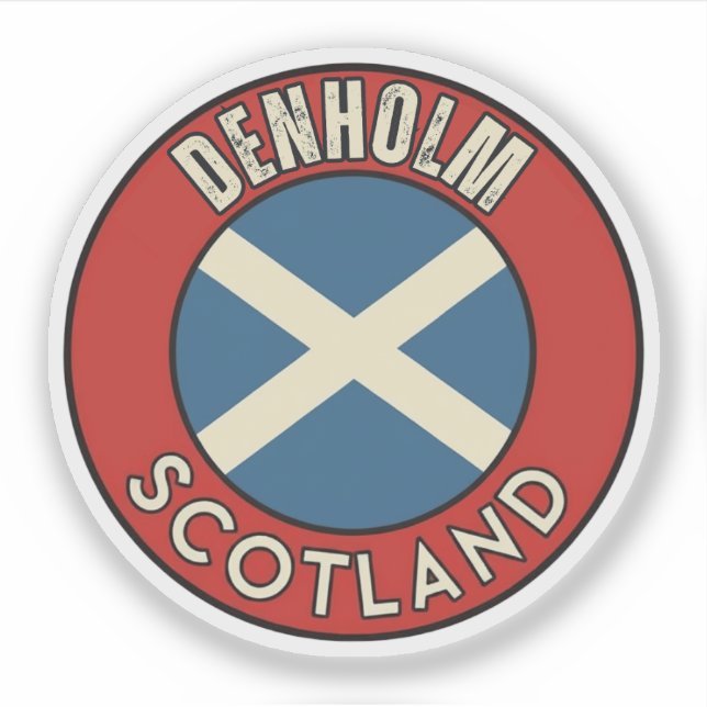 Denholm, Schottland Aufkleber (Vorderseite)