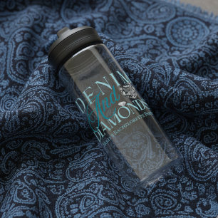 Denim and Diamonds - Western Bachelorette Design Trinkflasche