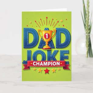 Denim Best Dad Auszeichnung Karte