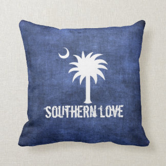 Denim-Blick-South- CarolinaLiebepalmetto-Baum Kissen