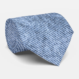 Denim Blue Denim Pattern Krawatte