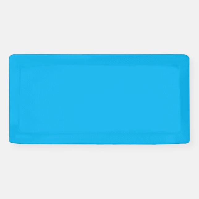 Denim Blue, Fountain Blue, Quallen Banner (Horizontal)