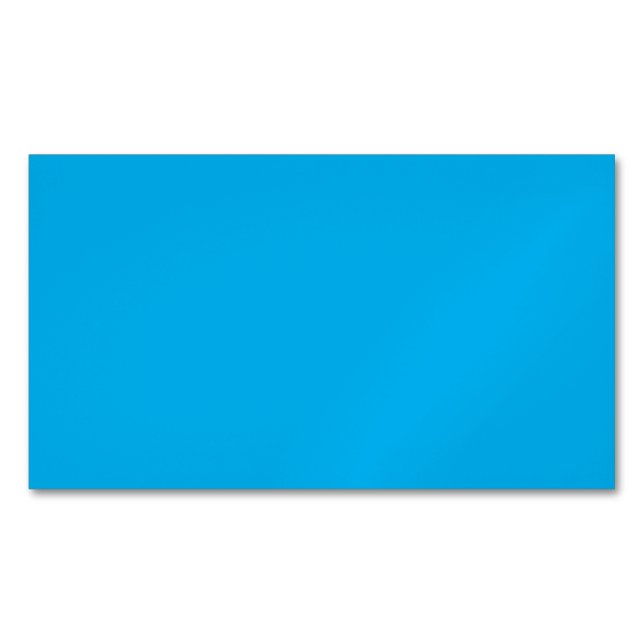 Denim Blue, Fountain Blue, Quallen Magnetische Visitenkarte (Vorderseite)