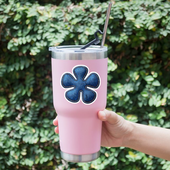 Denim Blue Jean Asterisk Symbol Sticker (Von Creator hochgeladen)