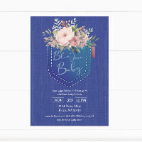 Denim Blue Jean Baby Shower