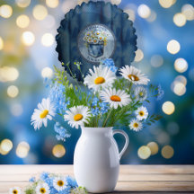 Denim Blue Jean | Daisies Floral Baby Shower