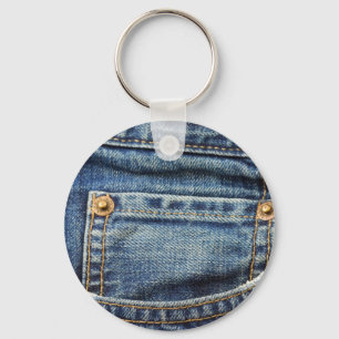 Denim - Blue Jean Pocket Schlüsselanhänger