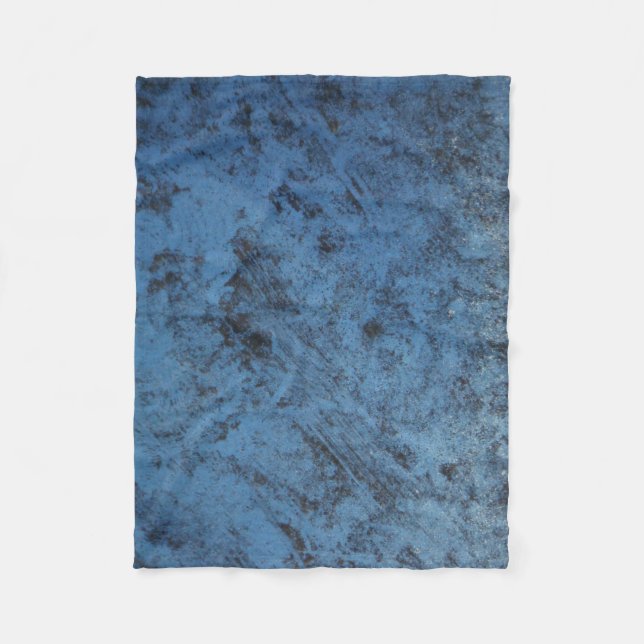 Denim Blue personalisiert antikes Auto, rostetes M Fleecedecke (Vorderseite)