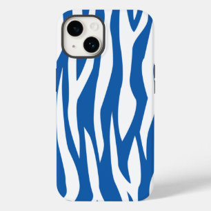 Denim Blue Zebra Print Case-Mate iPhone Hülle