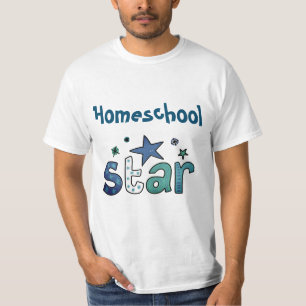 Denim Blue Zuhause School Star T-Shirt