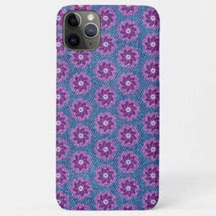 Denim & Blume lila blaue Grafik Case-Mate iPhone Hülle