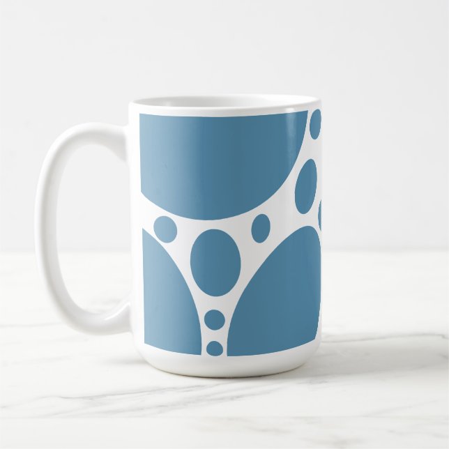 Denim Bule Bubbles Kaffeetasse (Links)