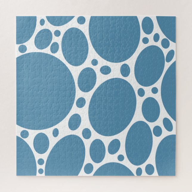 Denim Bule Bubbles Puzzle (Vertikal)