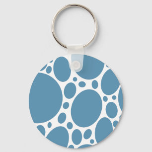 Denim Bule Bubbles Schlüsselanhänger