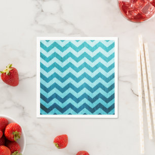 Denim Chevron von Shirley Taylor Serviette