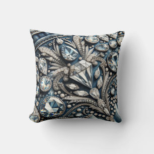 Denim & Diamonds Edelstein-Jeans-Geburtstagsfeier Kissen