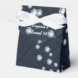 Denim & Diamonds Geburtstags-Geschenkboxen Geschenkschachtel