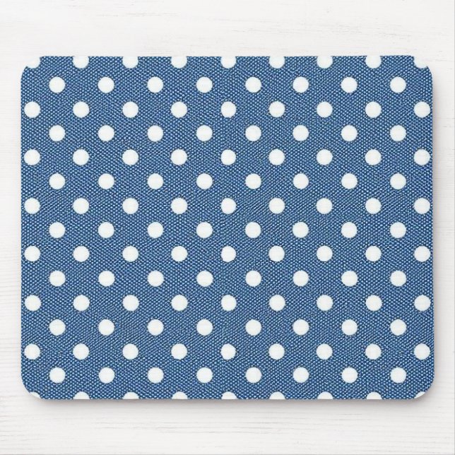 Denim dots mousepad (Vorne)