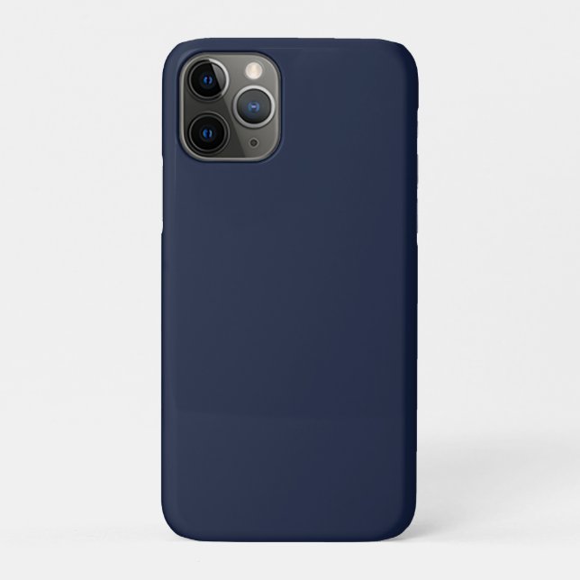 Denim Einfarbig Case-Mate iPhone Hülle (Rückseite)