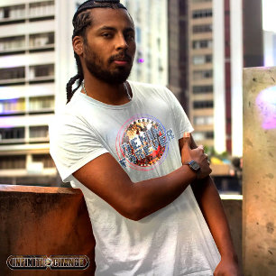 DENIM FOREVER   Stricktext-Effekt   Graukugel T-Shirt