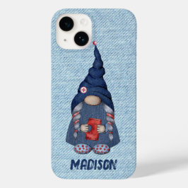 Denim Gnome Girl Case-Mate iPhone Case
