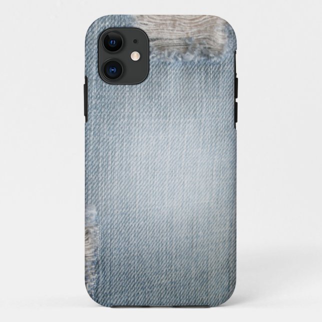 Denim inspirierter iPhone 5 Fall Case-Mate iPhone Hülle (Rückseite)