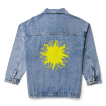 Denim Jacke Art Sun