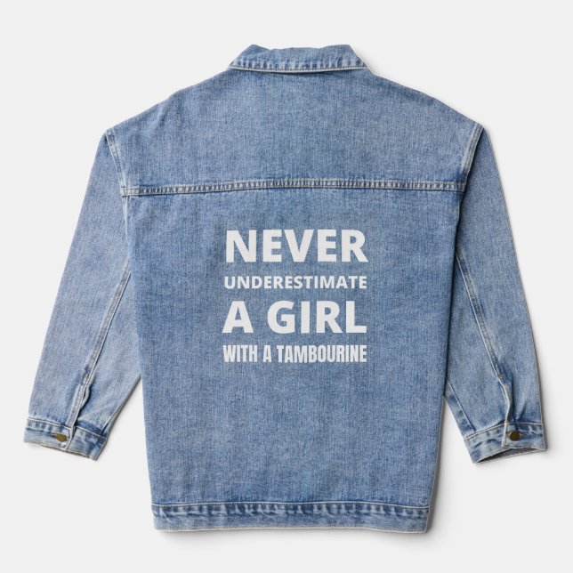 Denim-Jacke Jeansjacke (Rückseite)
