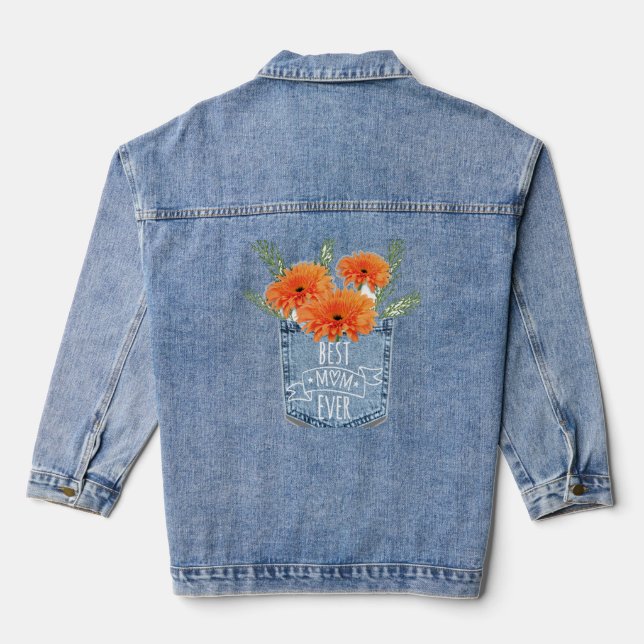 Denim-Jacke Jeansjacke (Rückseite)