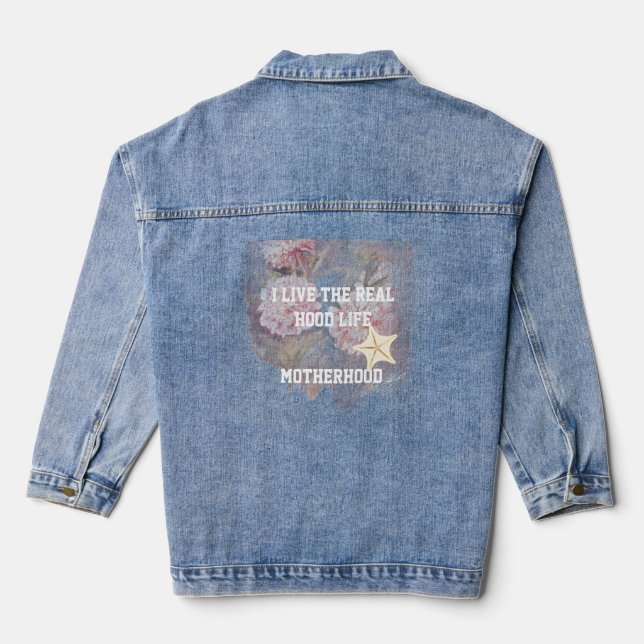 Denim-Jacke Jeansjacke (Rückseite)
