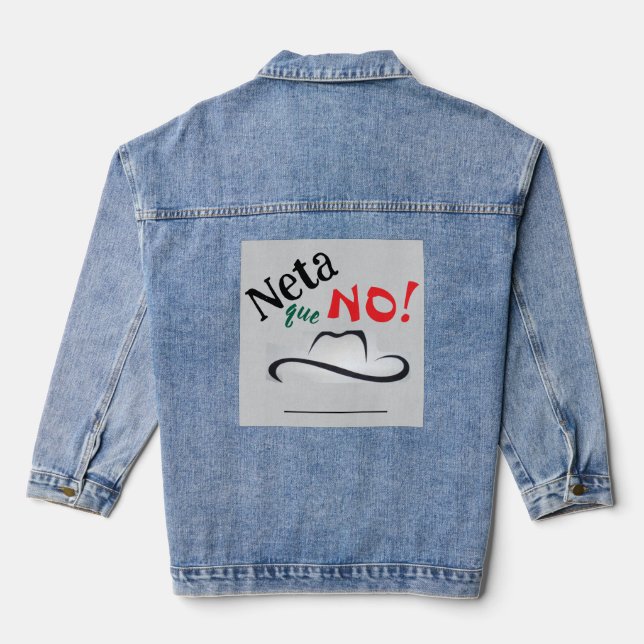Denim-Jacke Neta que No! Jeansjacke (Rückseite)