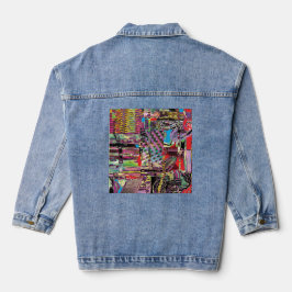 Denim-Jacke – Urbane Fraktale Jeansjacke