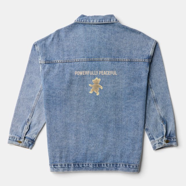 Denim Jacket ART UND DESIGN Jeansjacke (Rückseite)